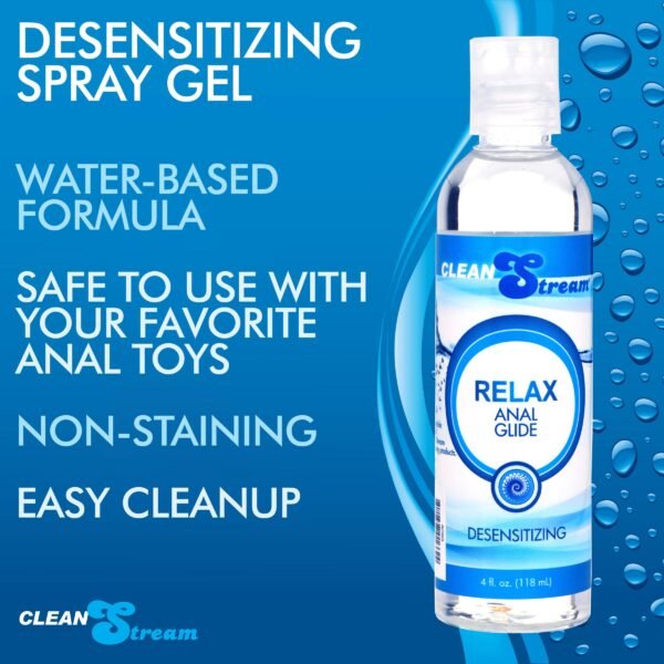 Cleanstream Relax Desensitizing Anal Lube 4 Oz - Image 2