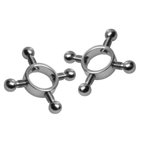 Stainless Steel Rings Of Fire Nipple Press Set - Image 3