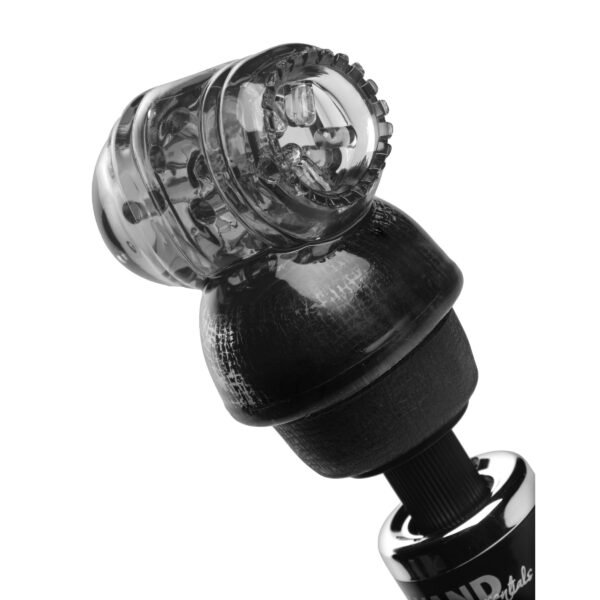 Black Vibra Cup Male Masturbation Wand Attachment - Image 2