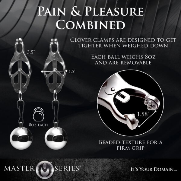 Deviant Monarch Weighted Nipple Clamps - Image 6