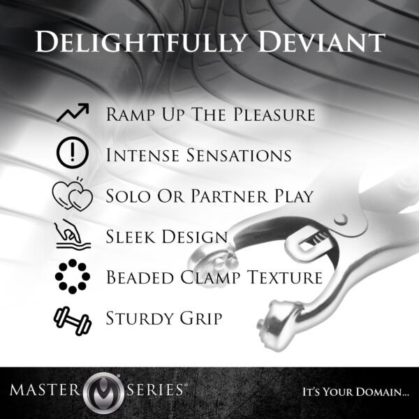 Deviant Monarch Weighted Nipple Clamps - Image 7