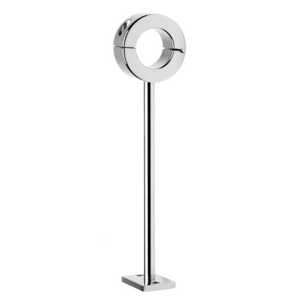 Locking Mounted Cbt Scrotum Cuff With Bar - Image 3