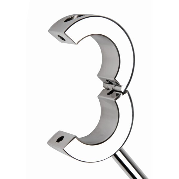Locking Mounted Cbt Scrotum Cuff With Bar - Image 6