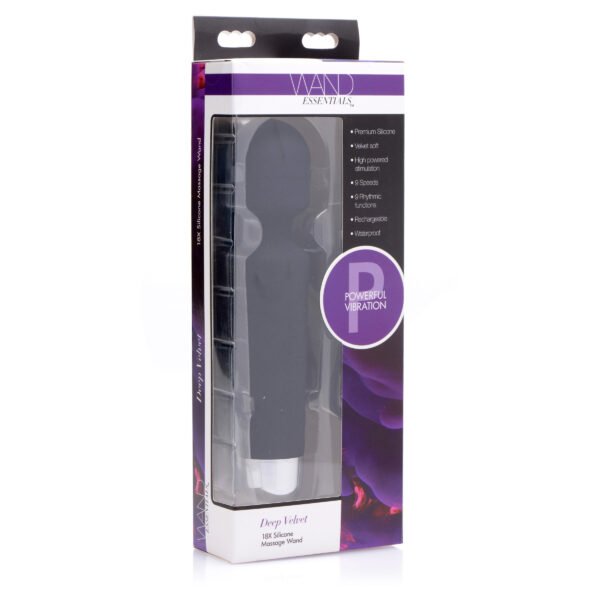 Deep Velvet 18x Silicone Massage Wand - Image 3