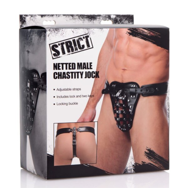 Netted Male Chastity Jock - Image 5