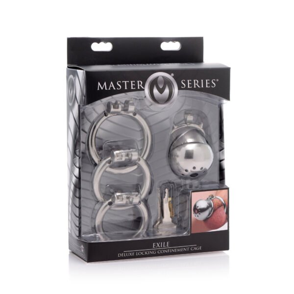 Exile Deluxe Locking Stainless Steel Confinement Cage - Image 4
