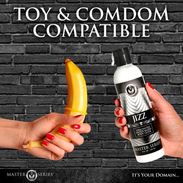 Jizz Unscented Water-based Lube 8oz - Image 3