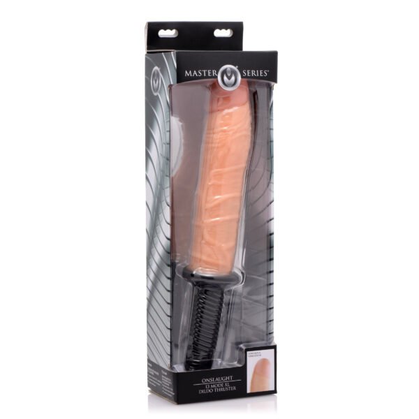 Onslaught 13 Mode Xl Vibrating Dildo Thruster - Image 5