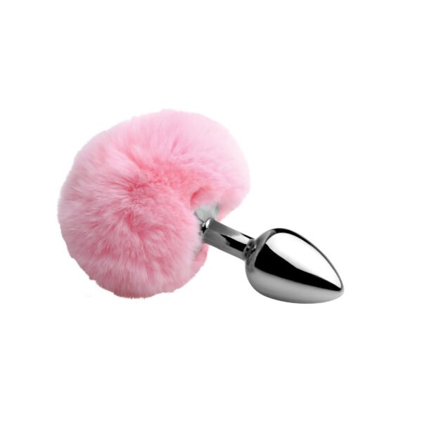 Fluffy Bunny Tail Anal Plug - Image 2