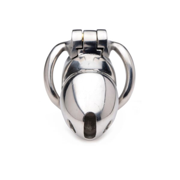 Rikers 24-7 Stainless Steel Locking Chastity Cage - Image 2