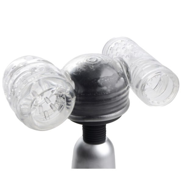 Twin Turbo Strokers 2 In 1 Wand Attachment For Men - Image 3