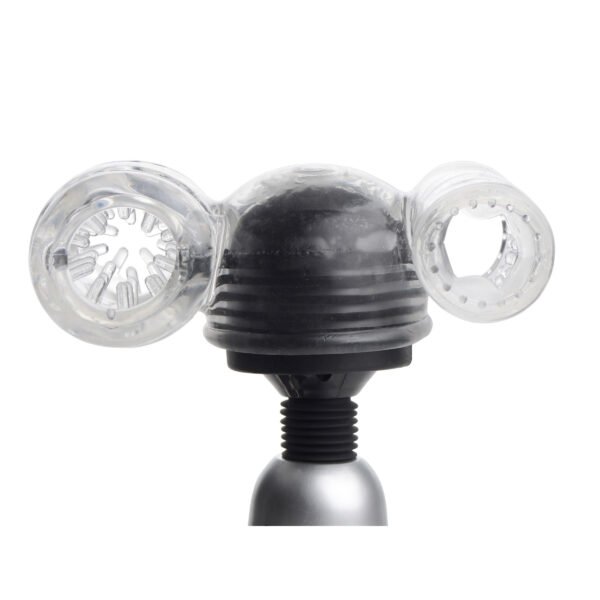 Twin Turbo Strokers 2 In 1 Wand Attachment For Men - Image 2