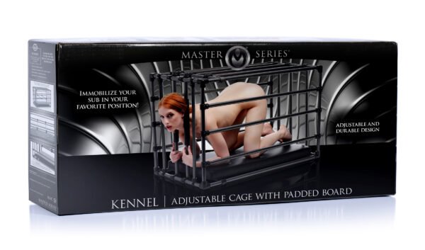 Kennel Adjustable Puppy Cage With Padded Board - Image 7