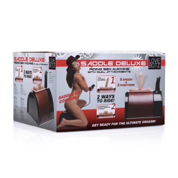Saddle Deluxe Riding Sex Machine With Dual Attachments - Image 9