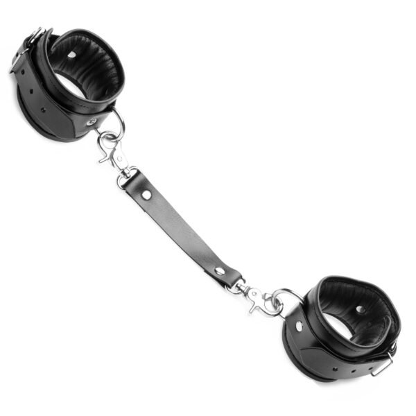 Strap Linked Bondage Cuffs - - Image 2