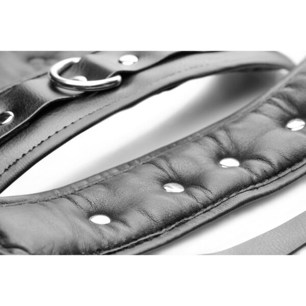 Strap Linked Bondage Cuffs - - Image 3