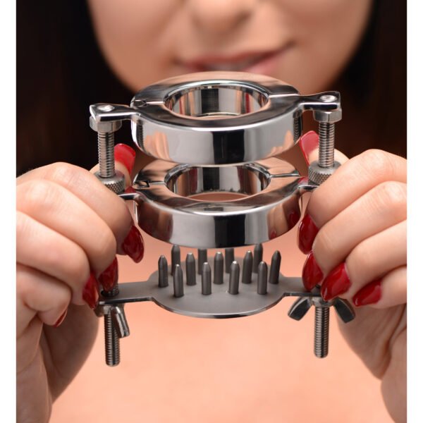 Stainless Steel Spiked Cbt Ball Stretcher And Crusher - Image 7