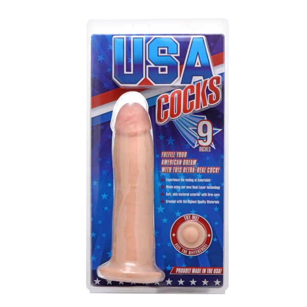 Ultra Real Dual Layer Suction Cup Dildo Without Balls - Image 6