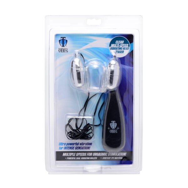 Clear Multi-speed Vibrating Head Teaser - Image 5