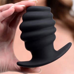 Hive Ass Tunnel Silicone Ribbed Hollow Anal Plug