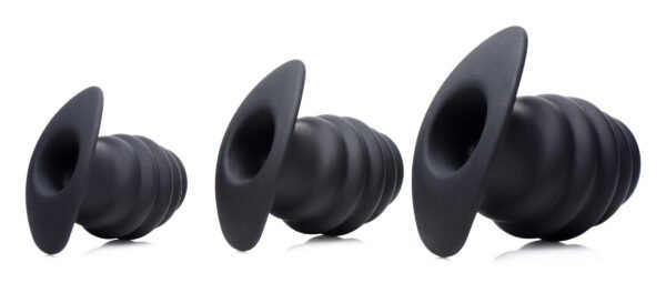 Hive Ass Tunnel Silicone Ribbed Hollow Anal Plug - Image 6