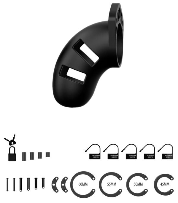 Silicone Chastity Cock Cage - - Image 2