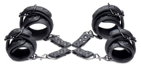 Concede Wrist And Ankle Restraint Set With Bonus Hog-tie Adaptor - Image 4
