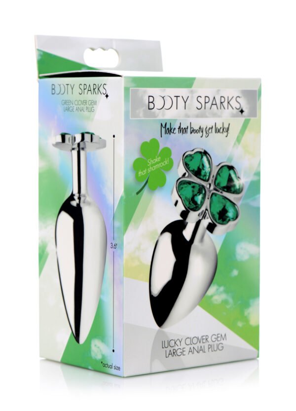 Lucky Clover Gem Anal Plug - Image 6