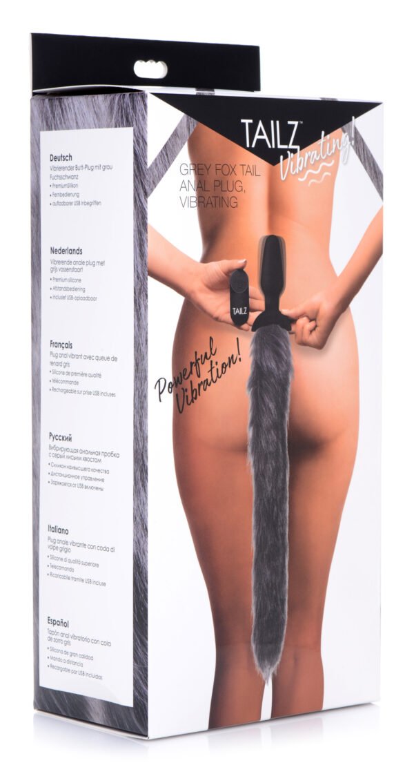 Remote Control Vibrating Fox Tail Anal Plug - Image 8