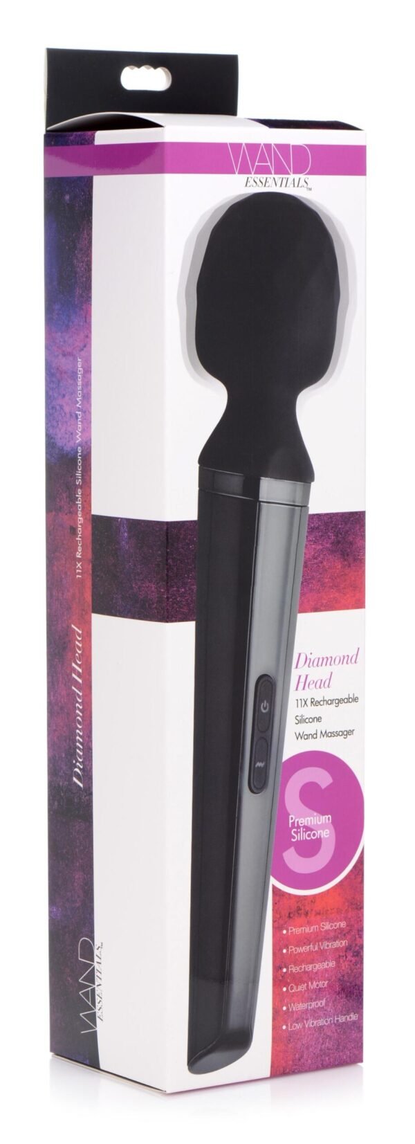 Diamond Head 24x Rechargeable Silicone Wand Massager - Image 10
