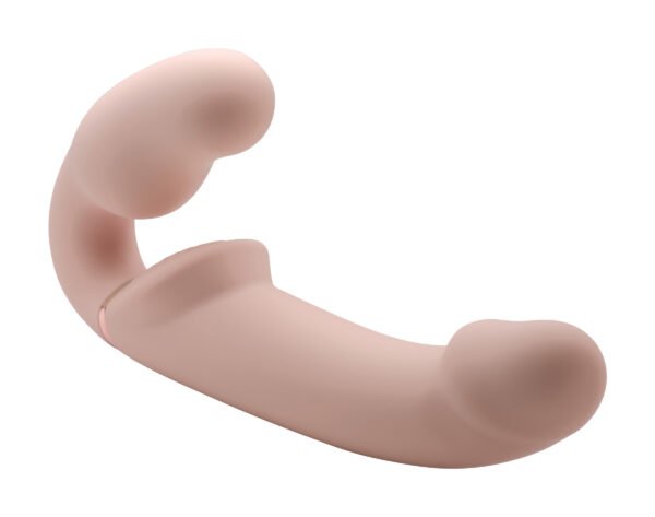 Remote Control Inflatable Vibrating Silicone Ergo Fit Strapless Strap-on - Image 5