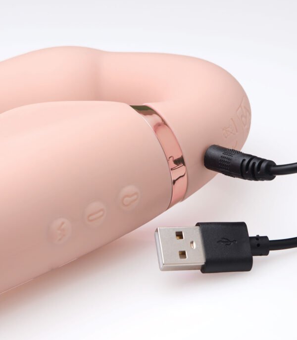 Remote Control Inflatable Vibrating Silicone Ergo Fit Strapless Strap-on - Image 6