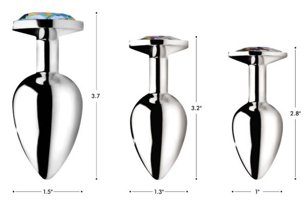 Rainbow Prism Gem Anal Plug - Image 3