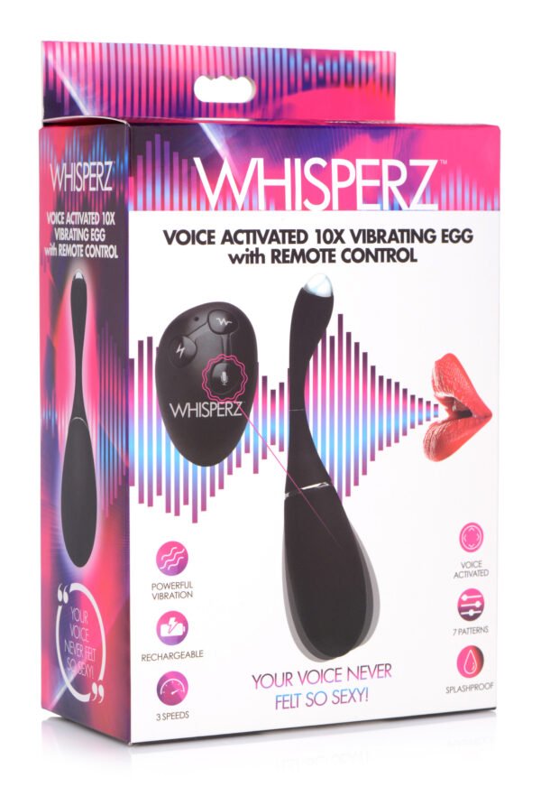 Voice Activated 10x Vibrating Egg With Remote Control - Image 6