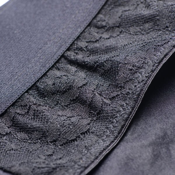 Lace Envy Black Pegging Set With Lace Crotchless Panty Harness And Dildo - L-xl - Image 4