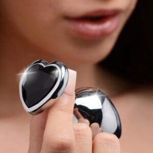 Black Heart Gem Anal Plug