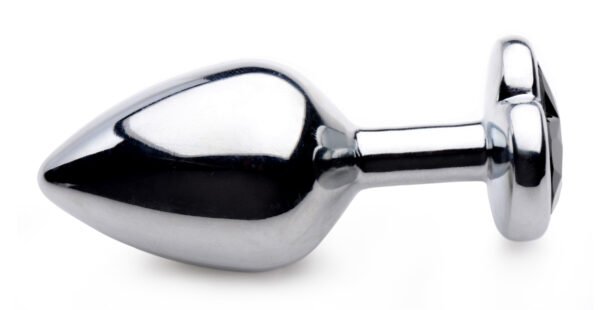Black Heart Gem Anal Plug - Image 6