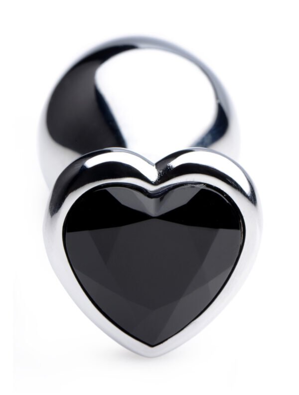 Black Heart Gem Anal Plug - Image 4