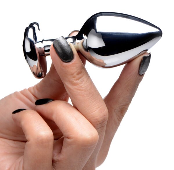 Black Heart Gem Anal Plug - Image 3
