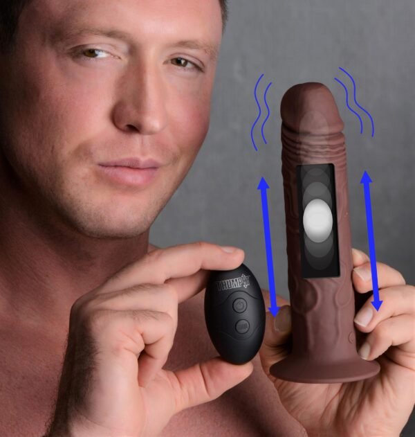 7x Remote Control Vibrating And Thumping Dildo - Image 2