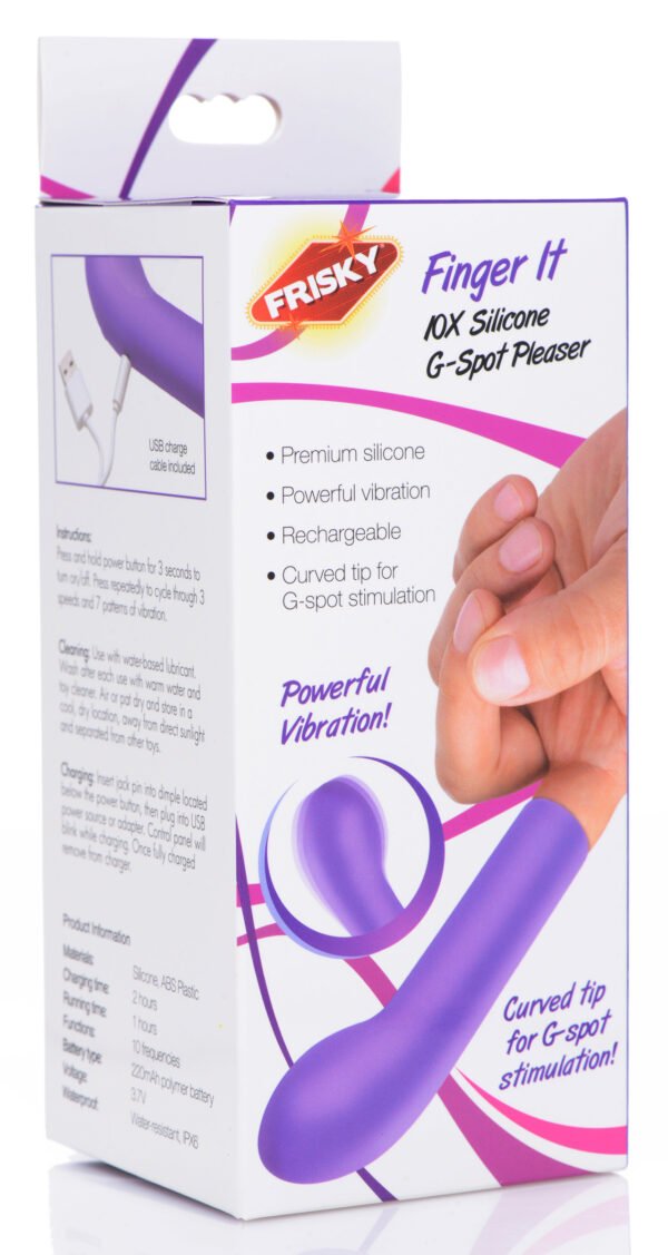 Finger It 10x Silicone G-spot Pleaser - Image 6