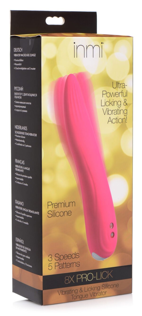8x Pro-lick Vibrating & Licking Silicone Tongue Vibrator - Image 7