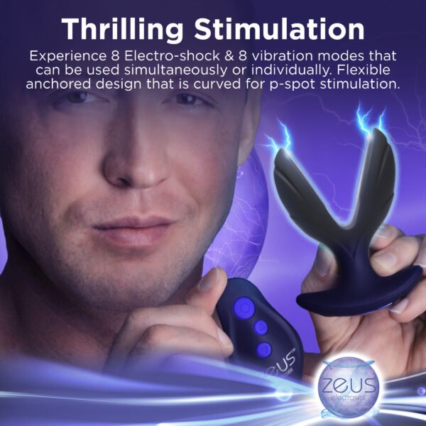 64x Electro-spread Vibrating And Estim Silicone Butt Plug - Image 11