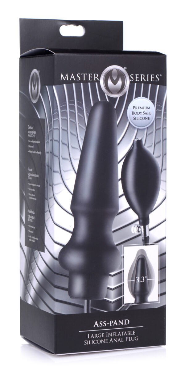Ass-pand Large Inflatable Silicone Anal Plug - Image 8