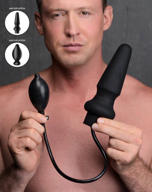 Ass-pand Large Inflatable Silicone Anal Plug - Image 3