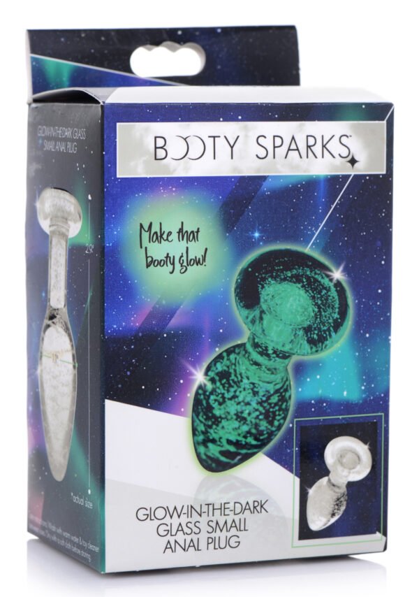 Glow-in-the-dark Glass Anal Plug - Image 4