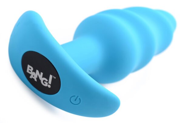 Remote Control 21x Vibrating Silicone Swirl Butt Plug - Image 5