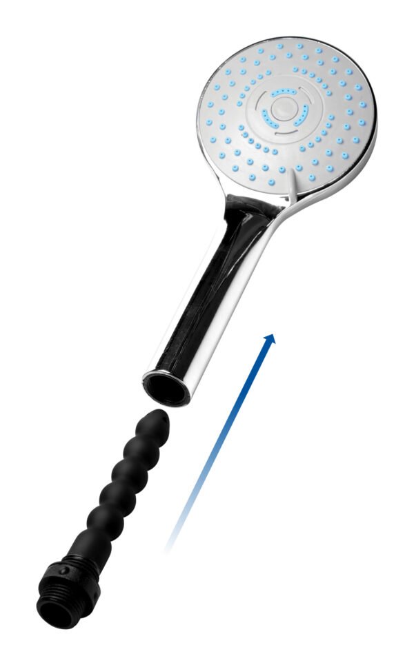 Discreet Silicone Shower Enema Set - Image 5