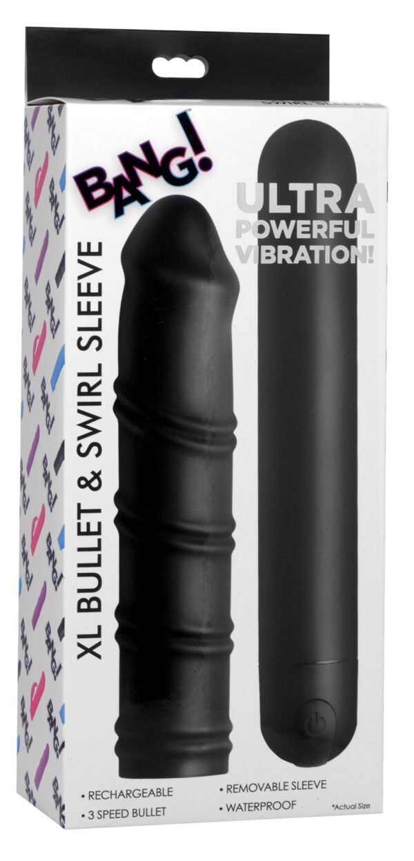 Xl Silicone Bullet And Swirl Sleeve - Image 8