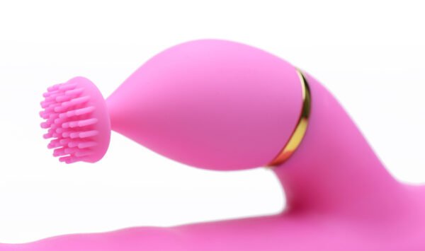 10x Versa-thrust Vibrating And Thrusting Silicone Rabbit With 3 Attachments - Image 5
